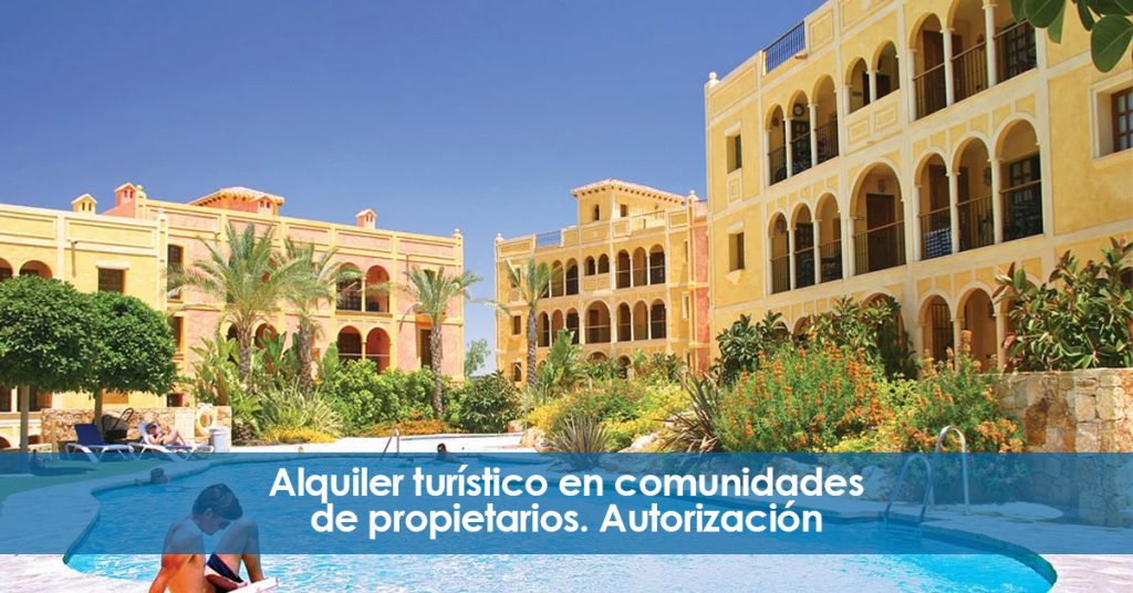 Alquiler turístico en comunidades de propietarios