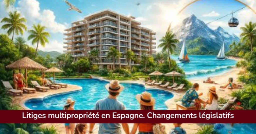 Litiges multipropriété en Espagne. Changements législatifs.