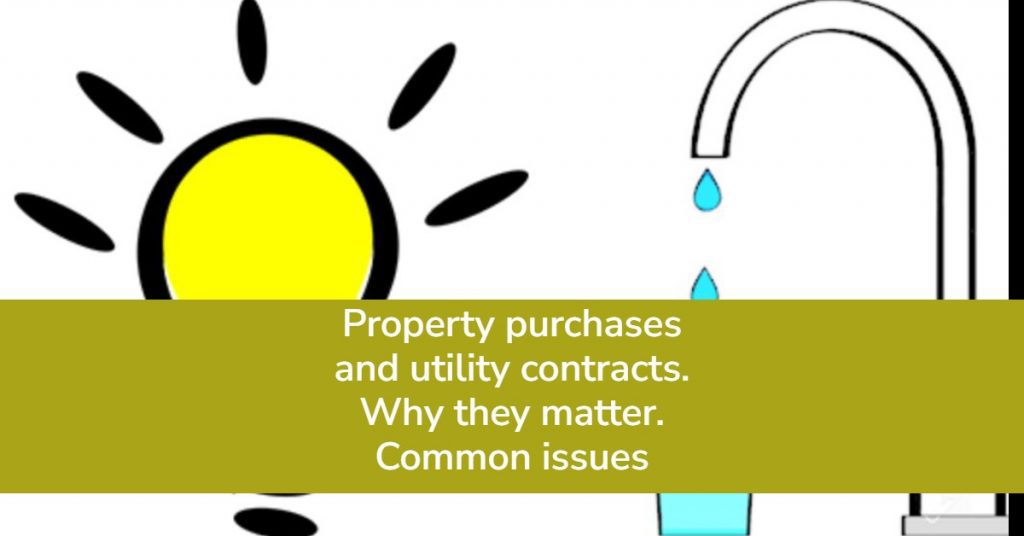 Property purchase and utility contracts. Practical guide.