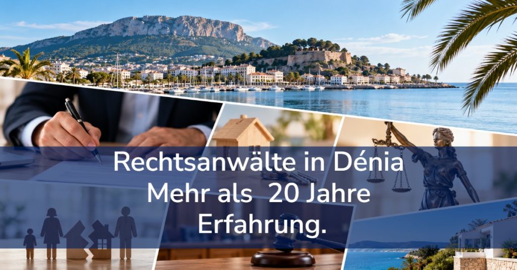 Rechtsanwälte in Dénia. Mehr als 20 Jahre Erfahrung.